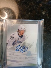 2009 The Cup Victor Hedman Auto Enshrinements Hockey 16/50 Rare