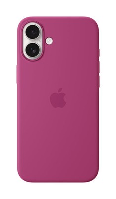 Apple Original iPhone 16 Plus Silikon Case mit MagSafe - Fuchsia