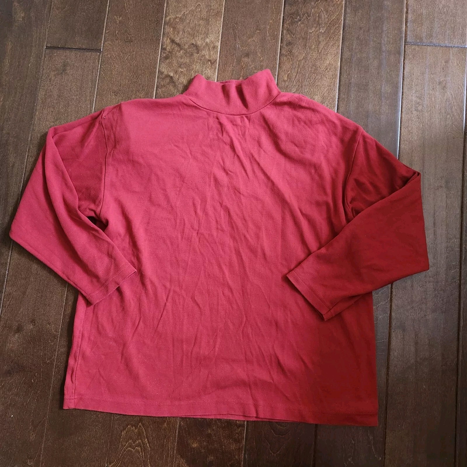 Preview Basic Women's JUNIOR High Neck Red Should… - image 1