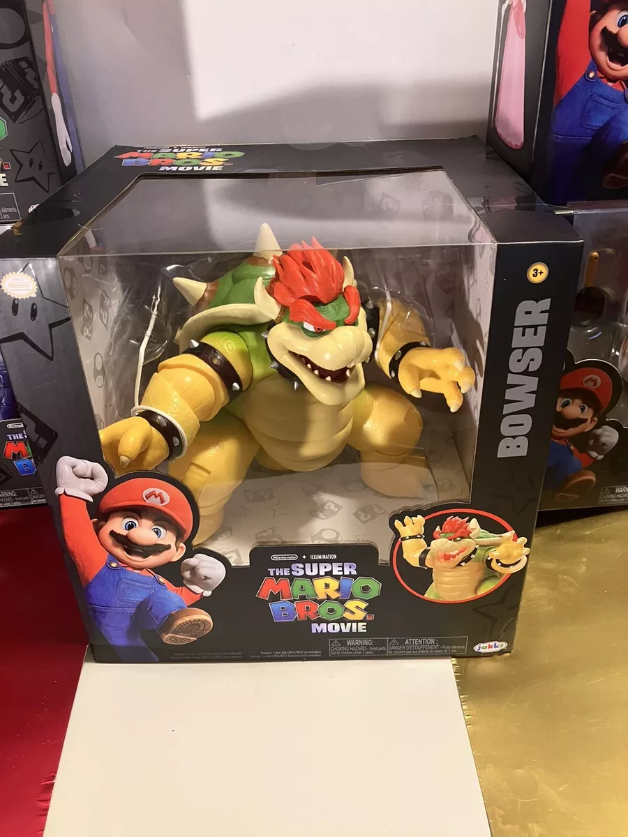 Super Mario Movie Fire Breathing Bowser Figur