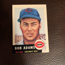 1991 Topps Archives #152 Bob Adams 1953 Cincinnati Reds