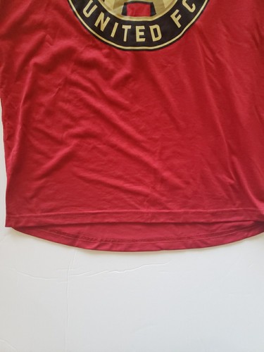 NWT ADIDAS Atlanta United FC MLS Men's Long Sleeve Red Logo T-Shirt Size SMALL - 第 5/8 張圖片