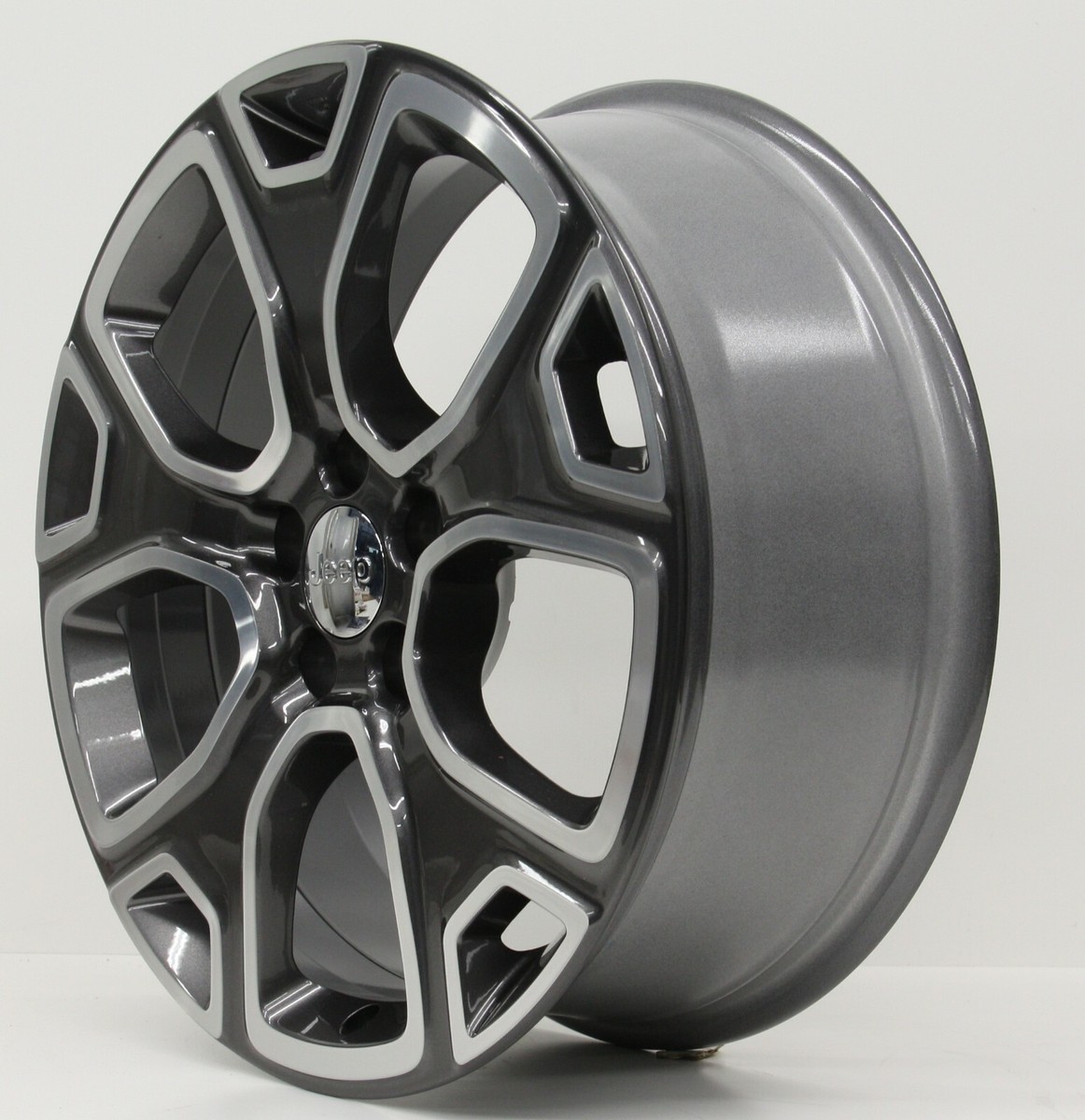 CERCHI IN LEGA JEEP RENEGADE ORIGINALI 18 ANTRACITE DIAMANTATO