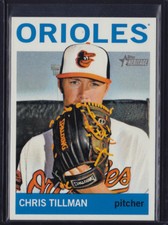 2013 TOPPS HERITAGE CHRIS TILLMAN #355 ORIOLES