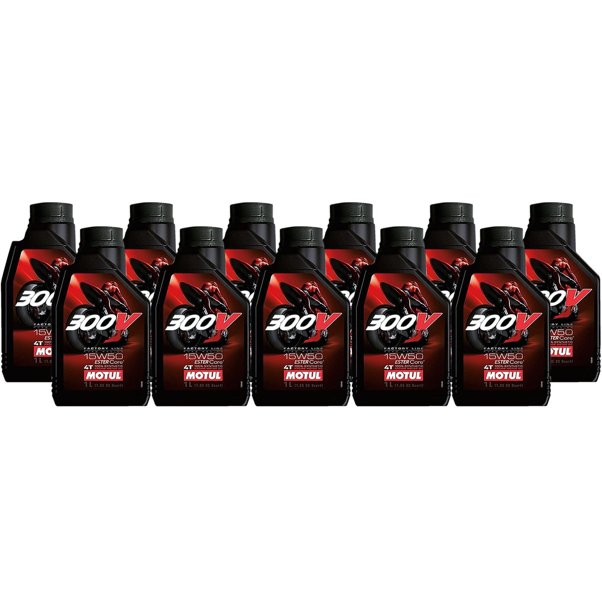MOTUL 300V 15W-50 1L✖️4 MOTUL 300V ROAD RACING 15W50 - Motul