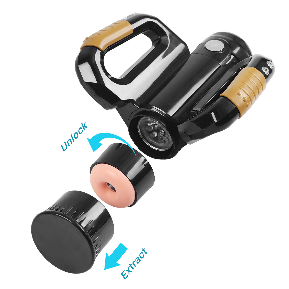 Automatic Hands-Free Male Masturbator with Rotating Maldives Automatic Hands-Free Male Masturbator with Rotating Maldives