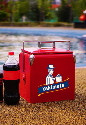 Yakmoto 14 QT Metal Ice Chest Cooler, Red -Free Shipping- | eBay