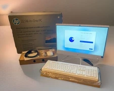 Hewlett Packard HP 22 All-in-One PC 22-c0063w Win10 OPEN BOX Personal Computer