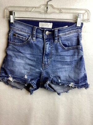 shorts de mujer corto de mezclilla marca nature denim talla XS color