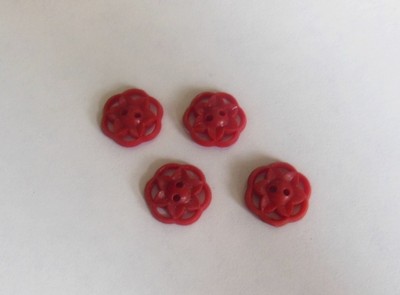 Bouton Ancien En Forme D'escargot Rose - Mercerie Vintage, Pour Couture, Customisation Vêtements, Collection