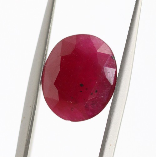 IGI CERTIFIED 7.92 Ct Natural Loose Ruby Oval Cut 12 x 10 mm Untreated Gemstone - Picture 7 of 22