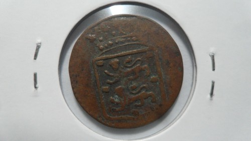 Paesi Bassi Indie Orientali Indonesia 1 Duit, 1781, VF- - Foto 2 di 2