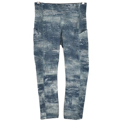 lululemon Speed Up Crop *21'' Size 4 in Azurite Mint Tint Multi