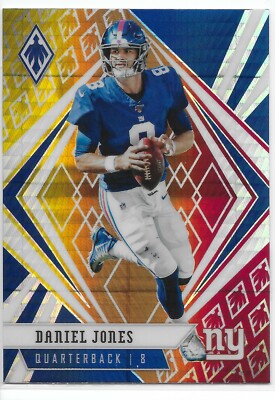 Daniel Jones 2020 Panini Phoenix FIRE BURST Fanatics New York Giants #79
