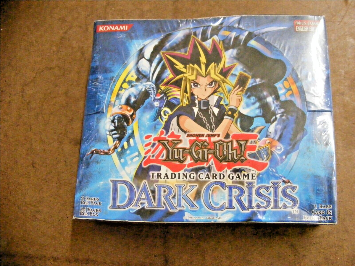 2003 Yu-Gi-Oh! Dark Crisis 24 Pack Sealed Booster Box 2003 Yu-Gi-Oh! Dark Crisis 24 Pack Sealed Booster Box