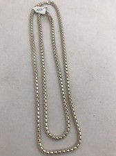 Sterling Silver .925 Heavy Rounded 5mm Box Chain Link Necklace