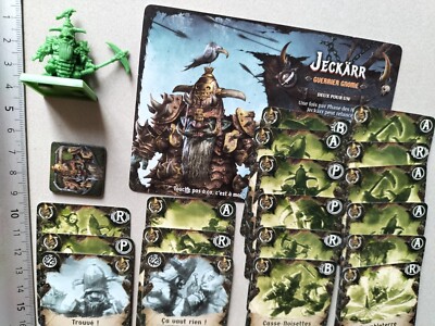 Officier Miniature + Carte Orcquest Warpath - Monolith - G429 - Occasion - Voir Photo
