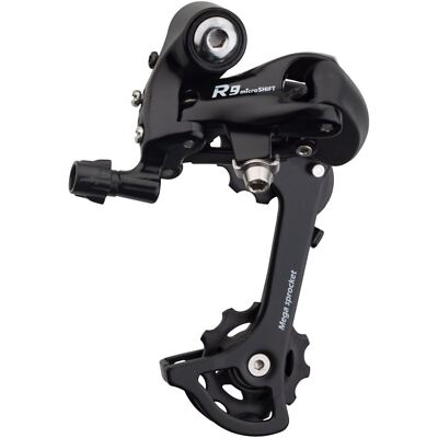 microSHIFT R9 Rear Derailleur - 9,10 Speed, Medium Cage, Black RD-R43M
