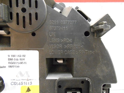 09 Mini Cooper speedometer head cluster 62116977077 6977077 ic#51810 QF0080 - Picture 3 of 4