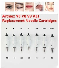 MTS PMU Tattoo Needle Cartridge For Permanent Makeup Machine Artmex V8 V6 V11 V9