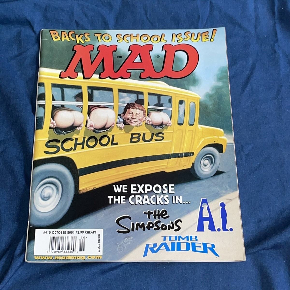 MAD MAGAZINE #410 OCT, 2001 / Back To School Issue 
