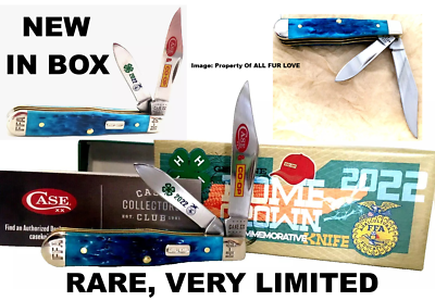 New 2022 Case Co-op 4H, FFA 2 Blade Collector's Knife Small Swell