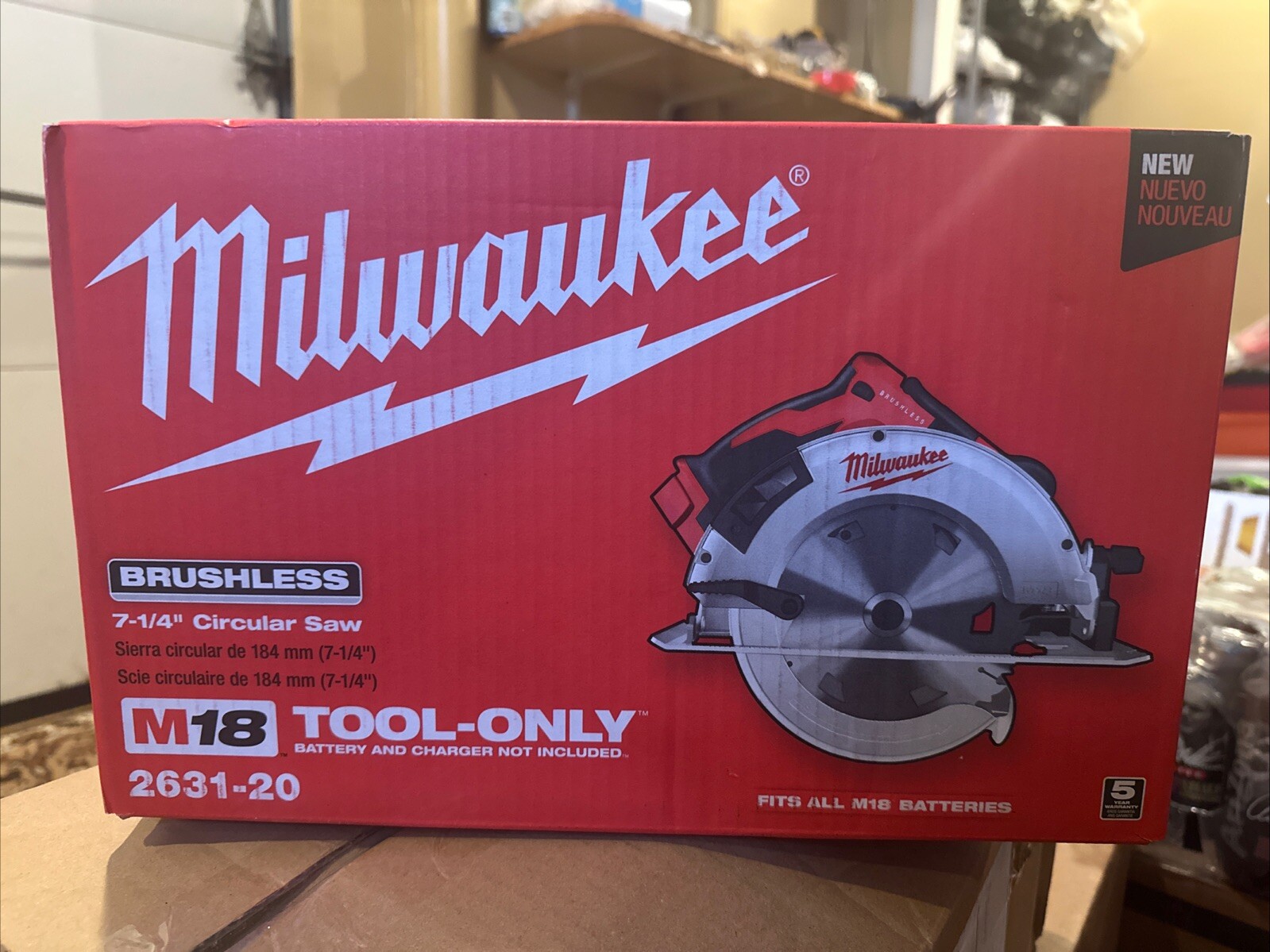 2631-20 M18 Lithium-Ion Brushless Cordless 7-1/4 in. Circular Saw (T4-A4)