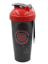 PerfectShaker Performa 28 oz. Justice League Shaker Cup Bottle - Cyborg
