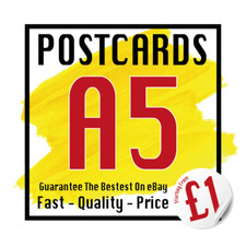 From 1£ Postcard Printing High Quality A5, Postcards 24hr Dispatch