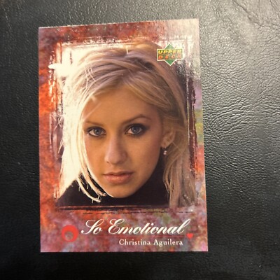 Jb3a #35 So Emotional Christina Aguilera, 2000 Upper Deck Reflection