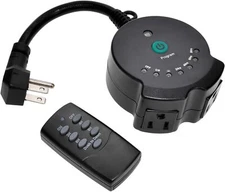 CP Outdoor Lighting Timer, Photoelectric Countdown Timer, 6 Inch Cord, CP50006