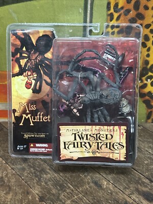 McFarlane's Monsters Twisted Fairy Tales Miss Muffet ￼Action Figure Spawn New