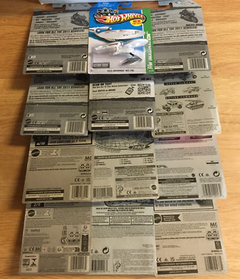 Hot Wheels Random Mainline Mystery Box Lot Of 12/$19.95 w U.S.S Enterprise