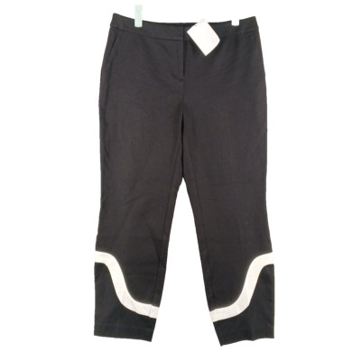 NWT $75 Alfani Ankle Pants Flat Front Zip Close Size 6 Black
