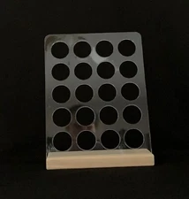 K-Cup Stand Rack Holders NEW!! Ankyo Wood Clear Acrylic 40 Coffee Pods