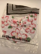 Vintage Avon 1991 Floral Visor New in Sealed Package