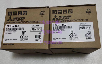 NEW FX3U-4AD FX3U4AD Mitsubishi MELSEC 1PCS