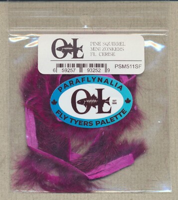 Pine Squirrel Mini Zonkers (2 ft) - fl cerise PSM511SF