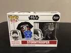Funko Pop Tees Star Wars "STORMTROOPER" Chrome Figure & XL T-SHIRT