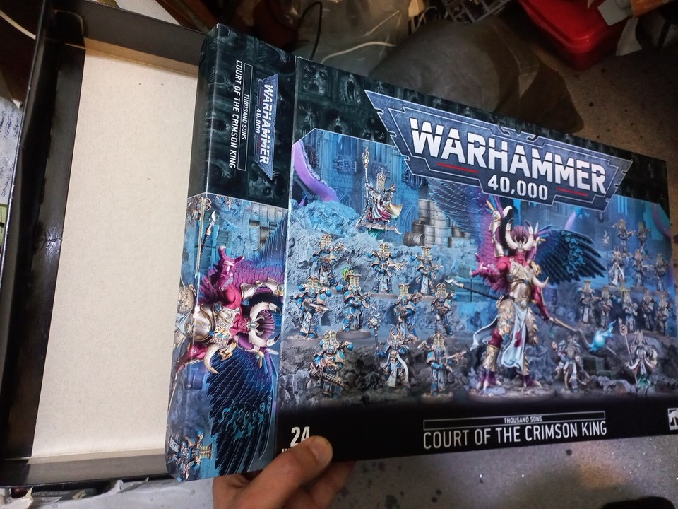 Warhammer 40k BOX ONLY Thousand Sons Court Of The Crimson King BOX ONLY