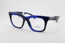 New Burberry B 2407 4114 Blue Black Marble Authentic Eyeglasses 51-18