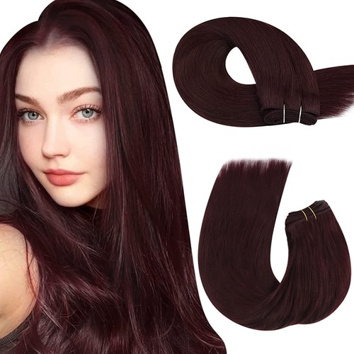 Weft Remy Human Hair Extensions Sew in Weave Hair Balayage Bundles for Women - Picture 2 of 91