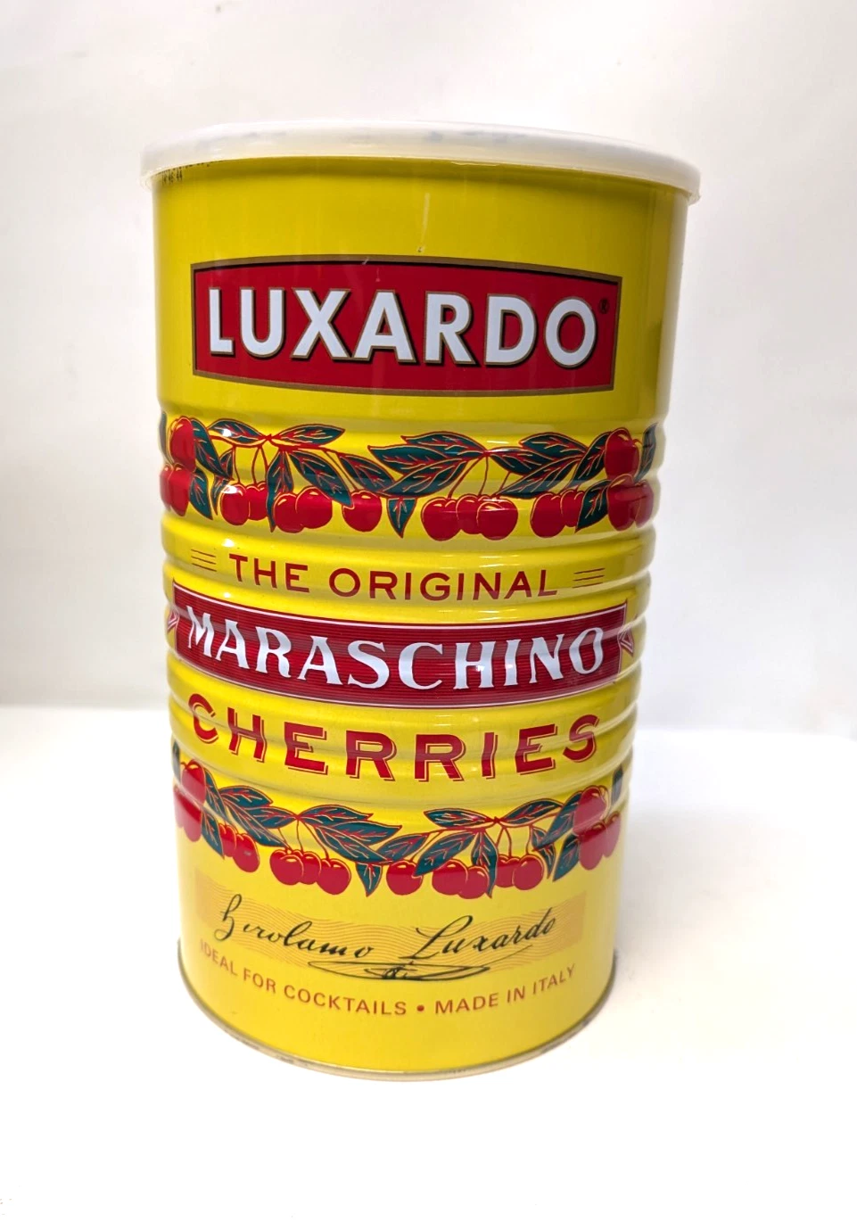 Luxardo The Original Maraschino Cherries 890 Cherries Tin 12 Lbs Can Exp. 12/28