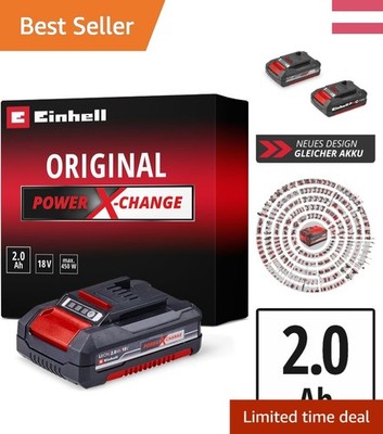 2,0 Ah Einhell Power X-Change Akku 18V - Langlebig & Zuverlässig