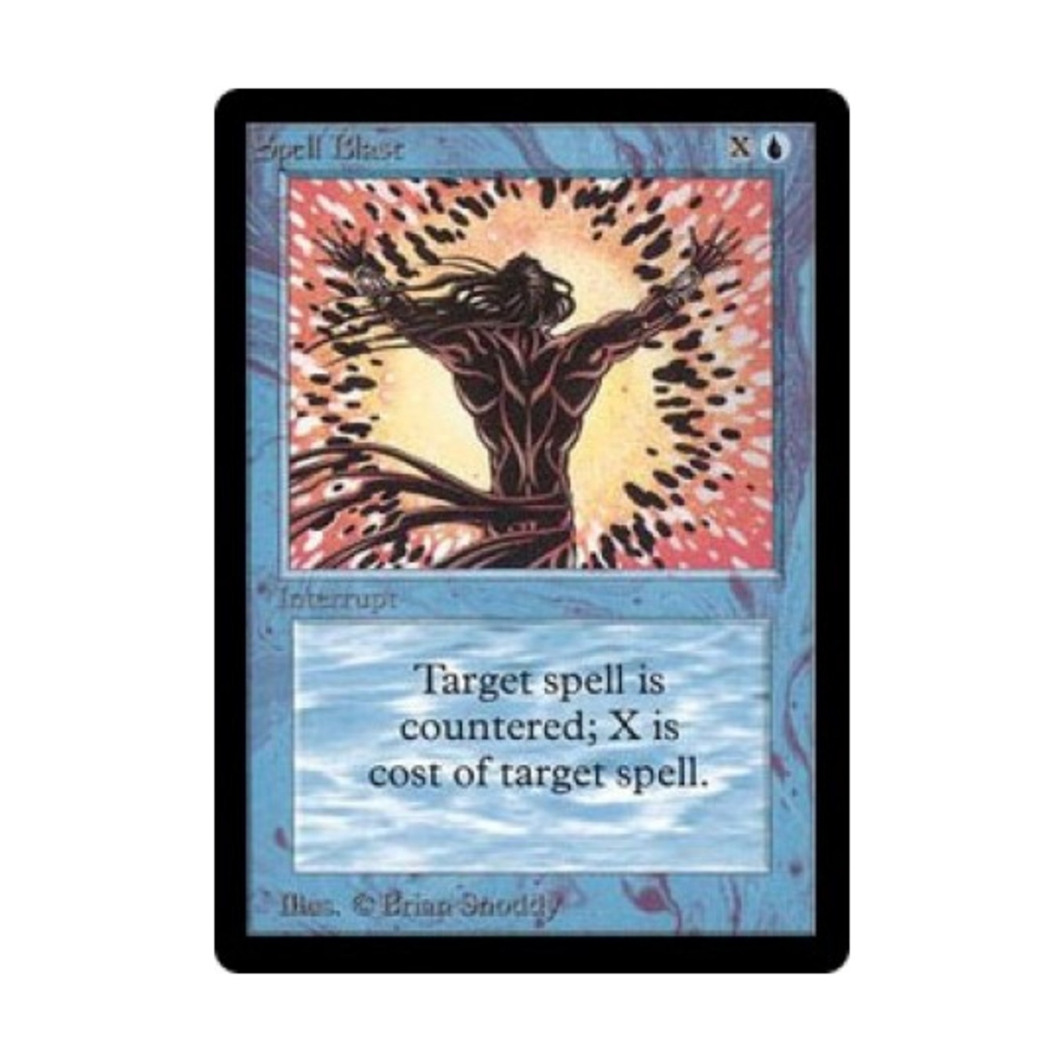 WotC MtG Beta Spell Blast (C) EX