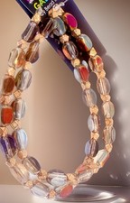 Czech Glass Table Cut Beads Gold Spacers 8mm Bead Treasures