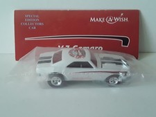 Hot Wheels '67 Camaro White 2008 Make A Wish Camaro In Baggie