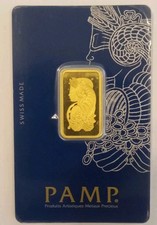 10 gram Gold Bar PAMP Suisse Fortuna Veriscan® (In Assay) 4976.56 per troy oz