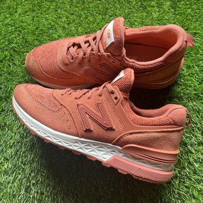 New Balance Mens 574 Dusted Peach Running Sneaker Mens Size 7.5 Women s 9