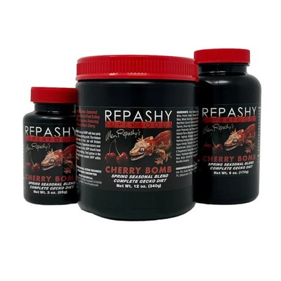 Repashy Cherry Bomb MRP - Crested, Gargoyle, Day, Mourning & Leachianus Geckos